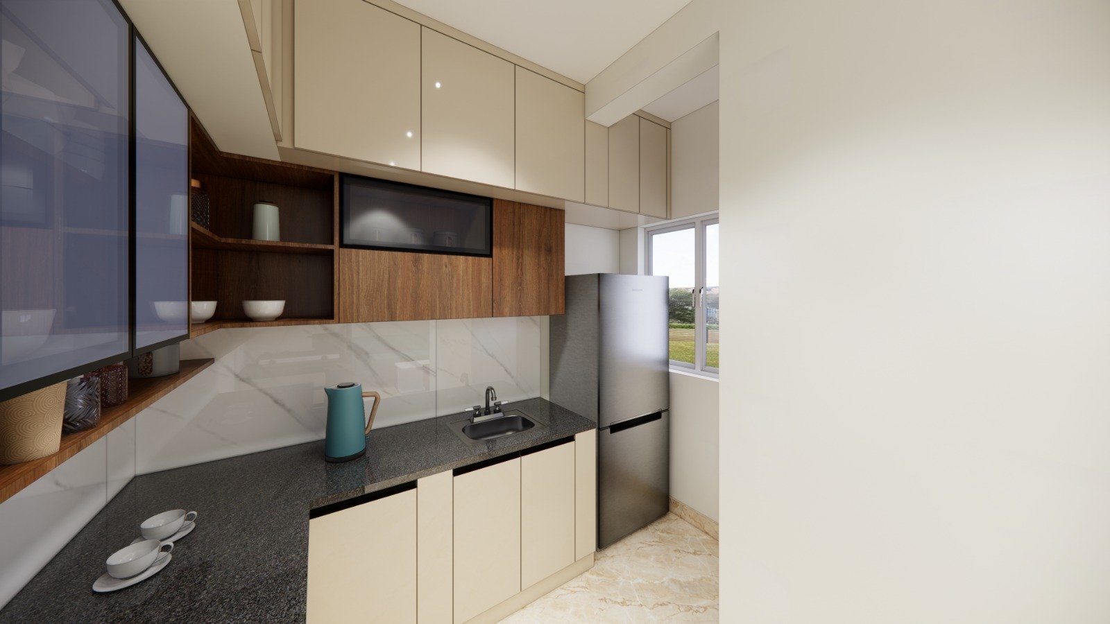 Luxury kitchen interior design
